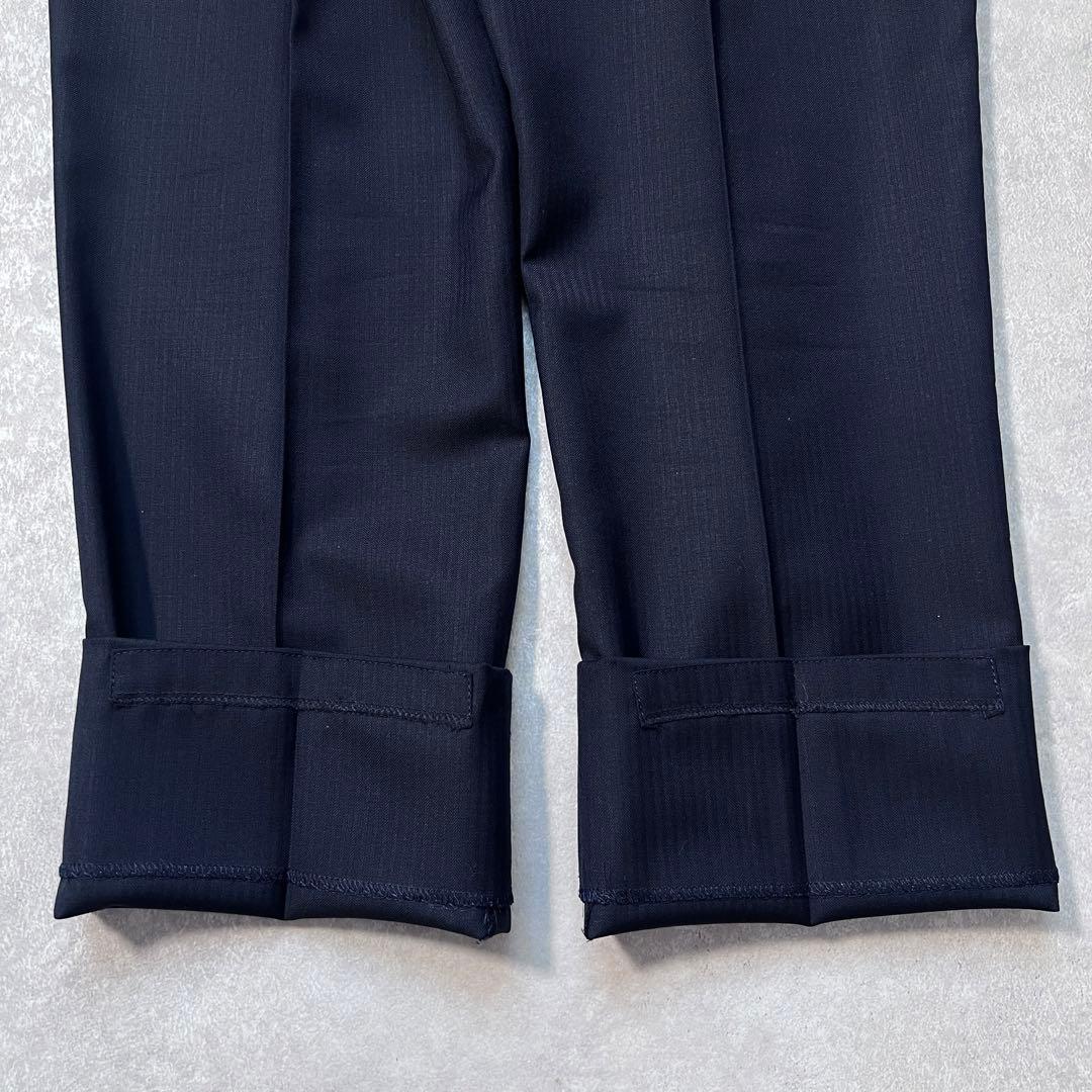 【極美品】ポールスミス スーツセットアップ 総柄裏地 ネイビー L