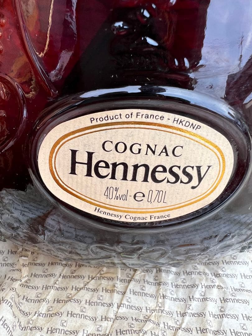 ヘネシー xo金キャップ、ブランデー、箱付き、古酒★未開栓★