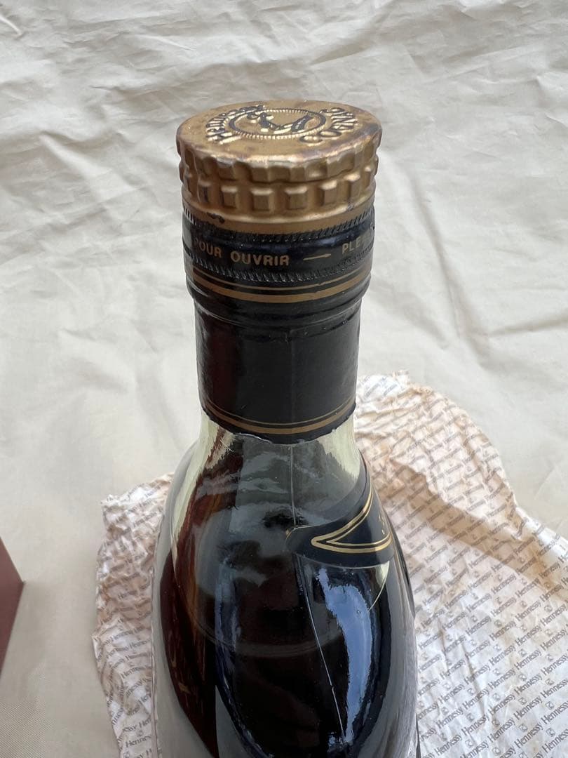 ヘネシー xo金キャップ、ブランデー、箱付き、古酒★未開栓★