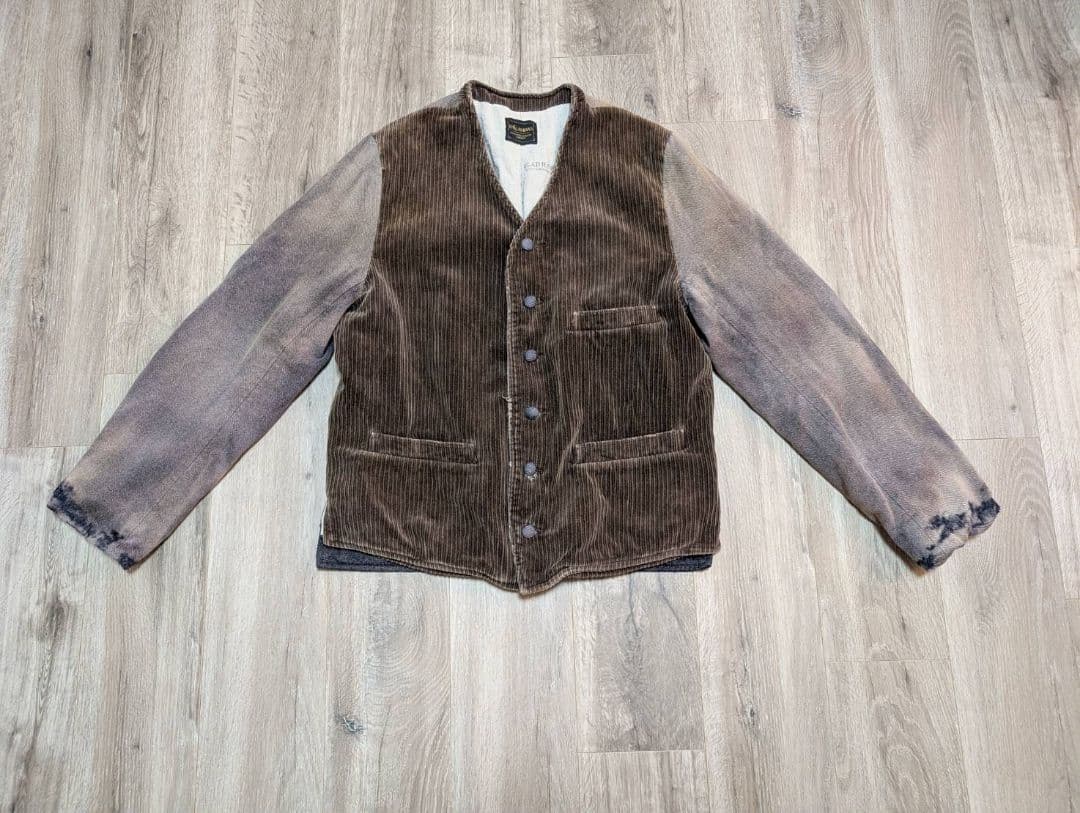 定価約7万【by GLAD HAND】MigrantJacketNoCollar