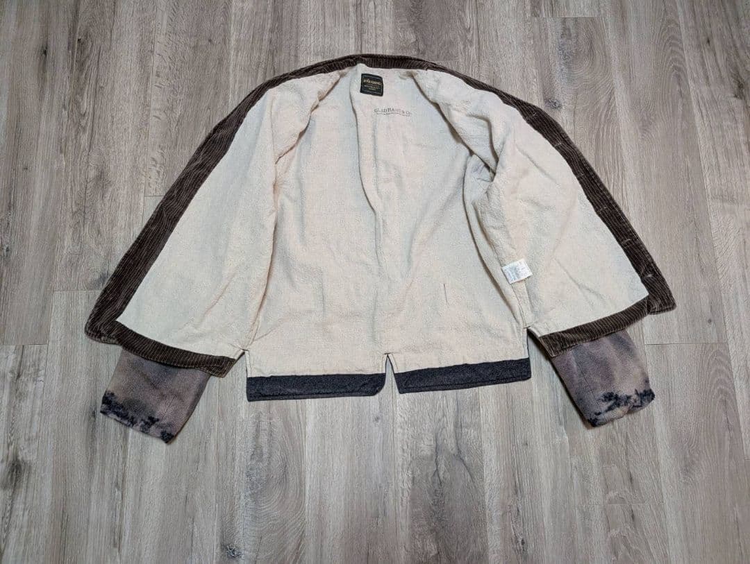 定価約7万【by GLAD HAND】MigrantJacketNoCollar