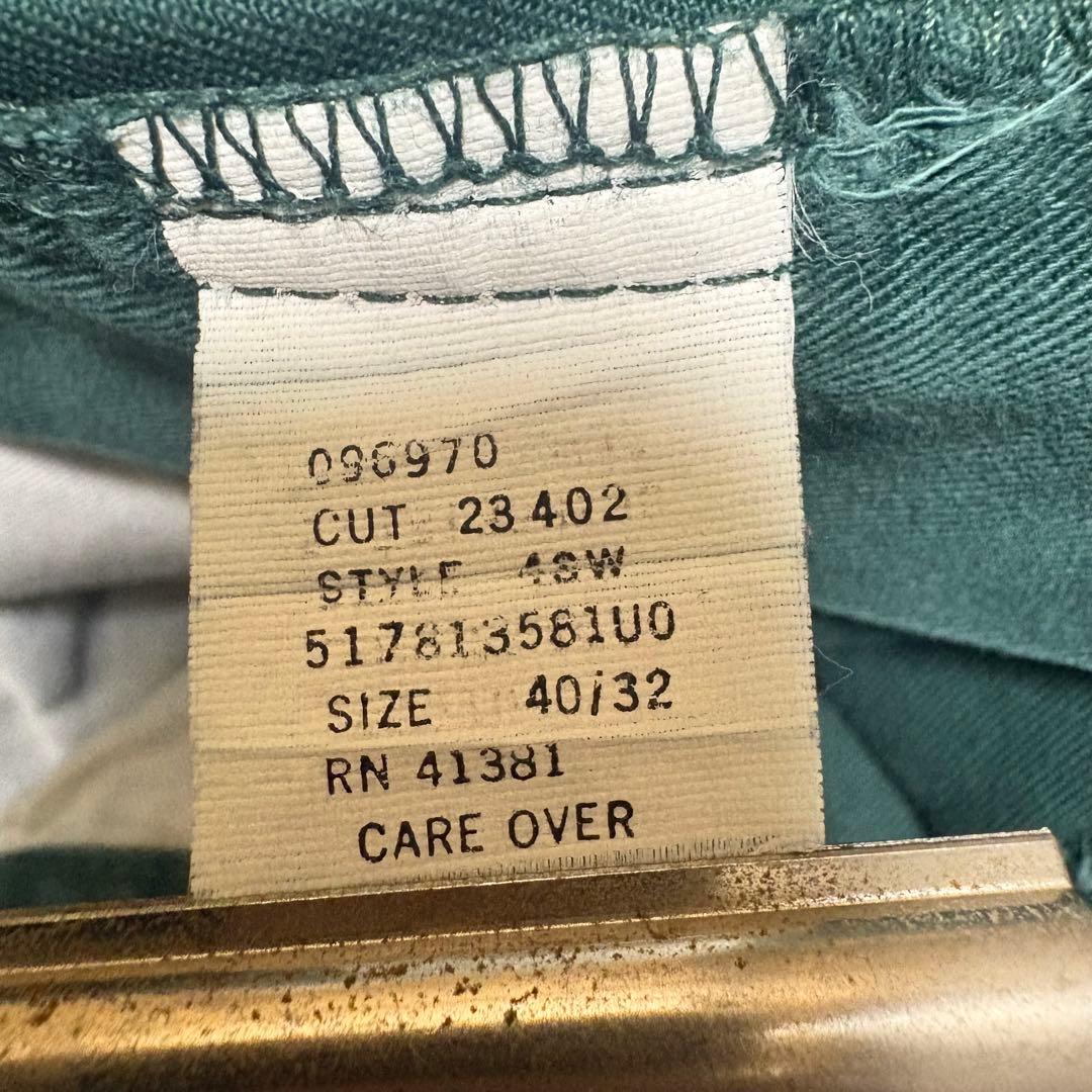 90s ポロバイラルフローレン　USA製　ポロチノ　初期タグ　2タック　W40