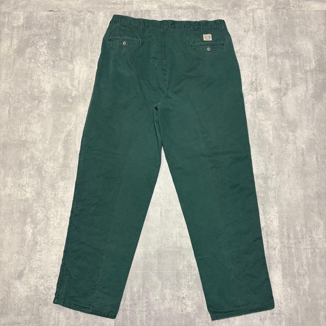 90s ポロバイラルフローレン　USA製　ポロチノ　初期タグ　2タック　W40