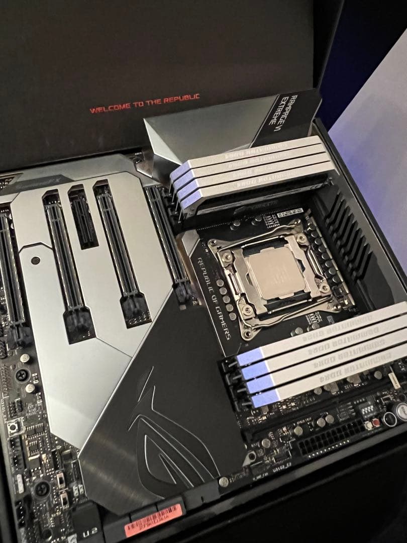 CORE i9 7980xe＋x299 ROG RAMPAGEVIEXTREME