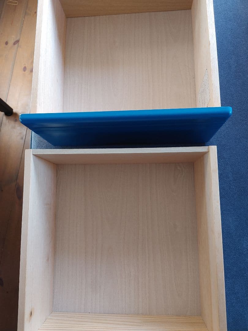 タンス　ブルー‼️　６段　⚠️訳あり