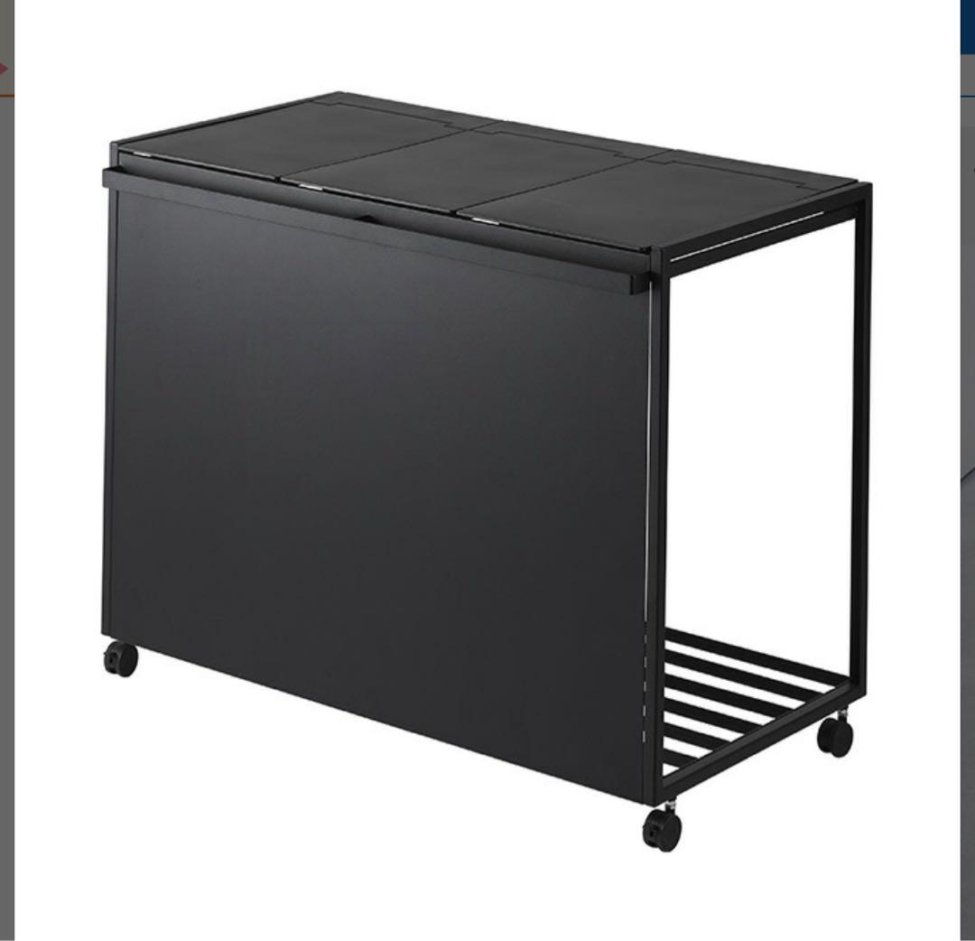 【送料込み】山崎実業 蓋付き目隠し分別ダストワゴン 45L towerごみ箱