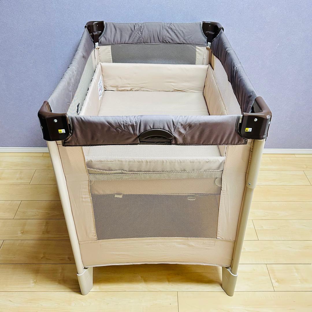 【送料無料】Aprica ココネルエアー ココアブラウン ベビーベッド