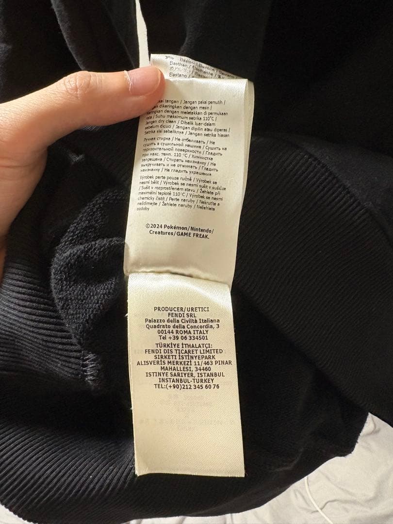 【美品】FENDI FRGMT POKEMON コラボ パーカー カイリュー M
