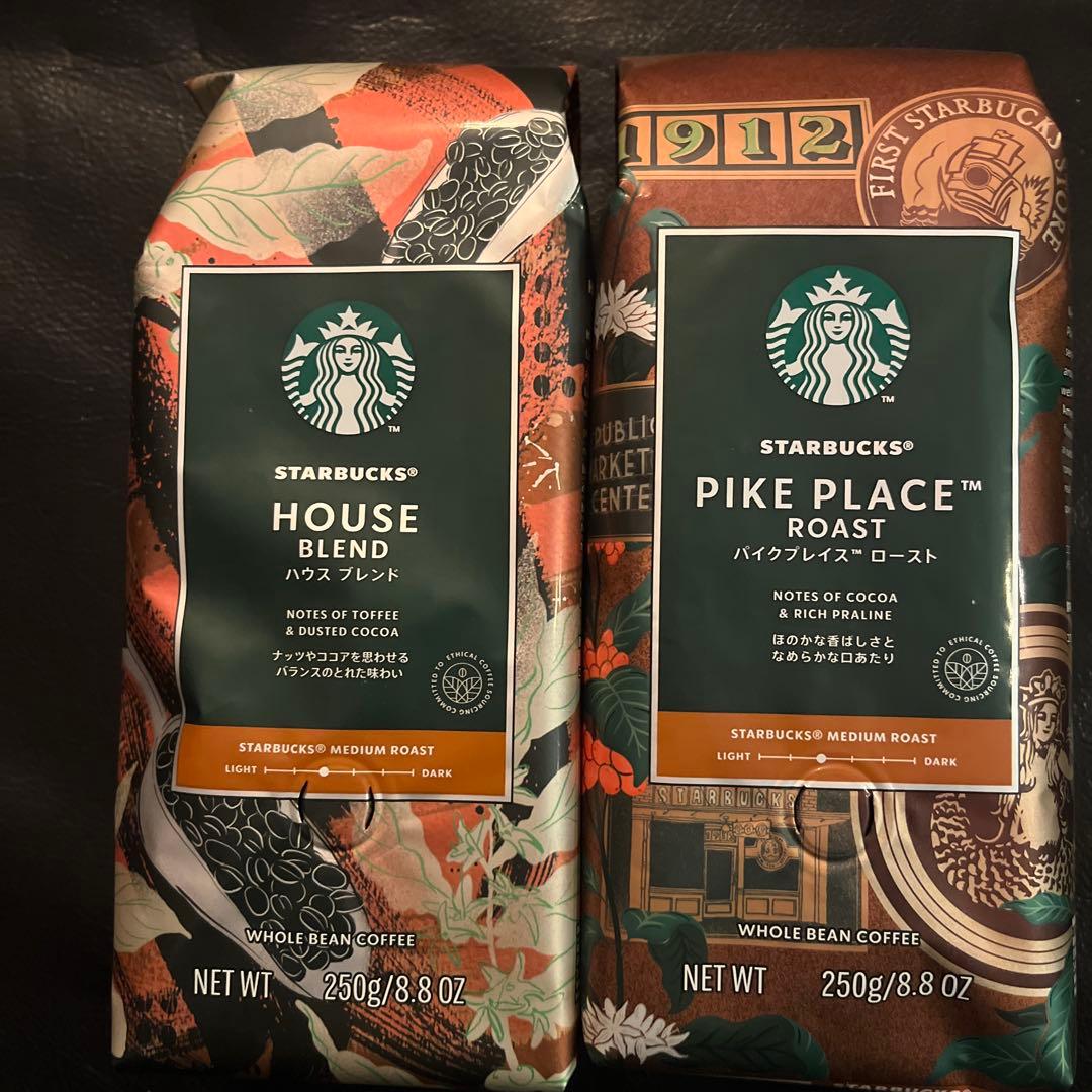 スターバックス　コーヒー豆　7袋　クリスマスブレンド　スタバカード　パスポート