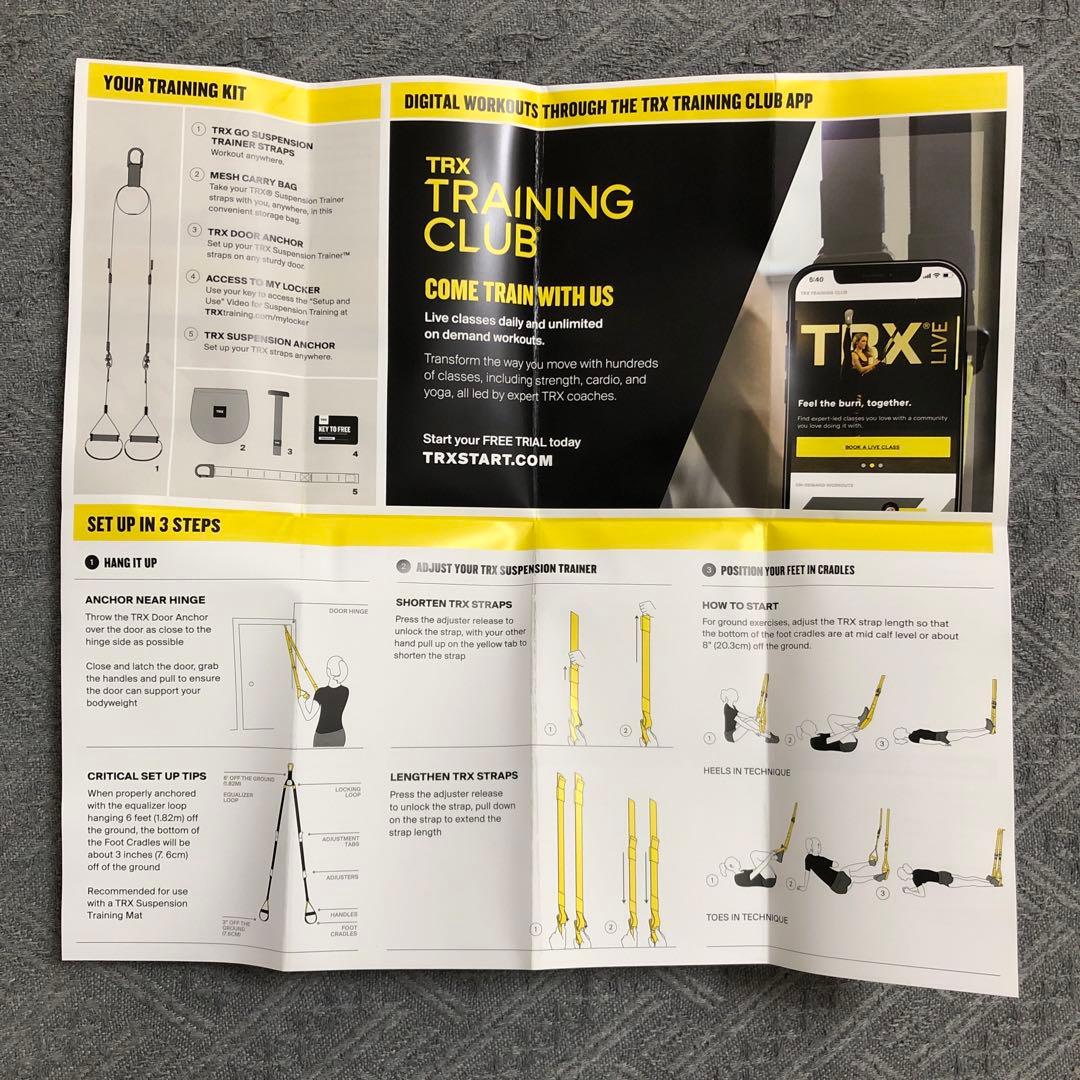 お買得‼️TRX GO✨ サスペンショントレーナー 出張 旅行の多い方に