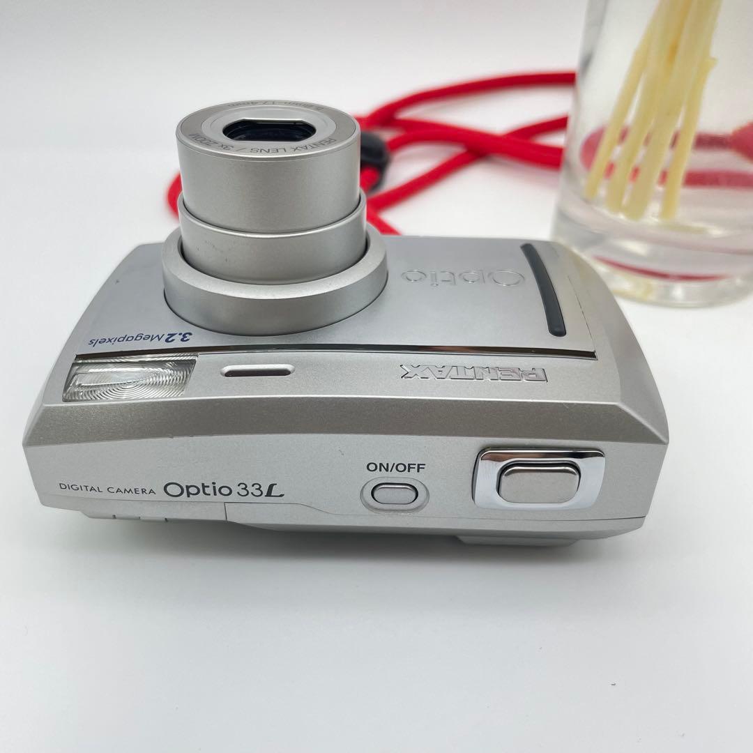 スマホ転送OK✨PENTAX Optio 33L✨動作確認済 単三電池 自撮OK