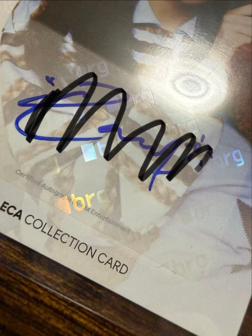 CARMEN カルメン 直筆サイン入り　K-POP ROOKIE TELECA