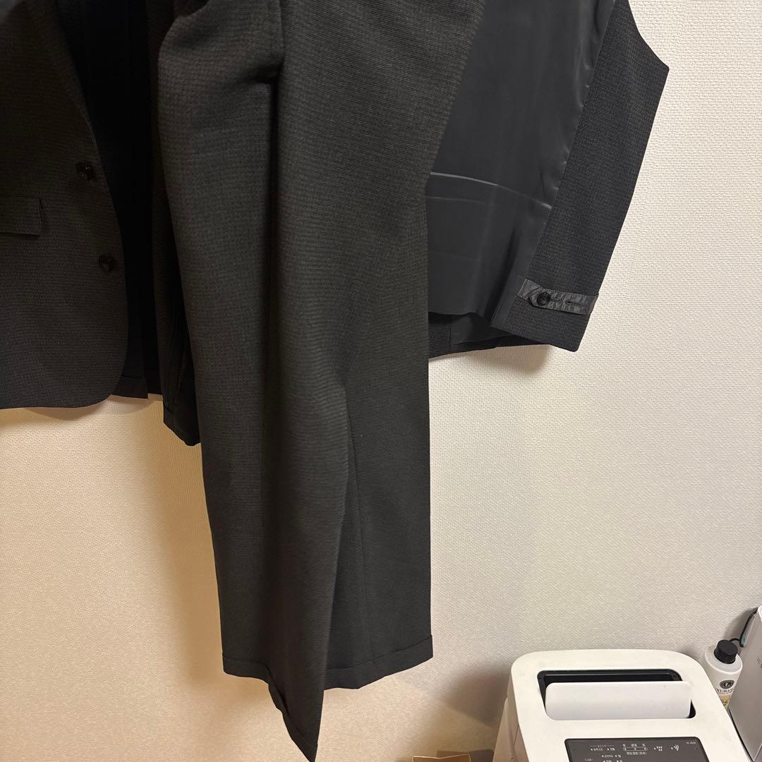 スーツセレクト　セットアップ　4S AB5グレー ベスト付きビジネススーツ　上下