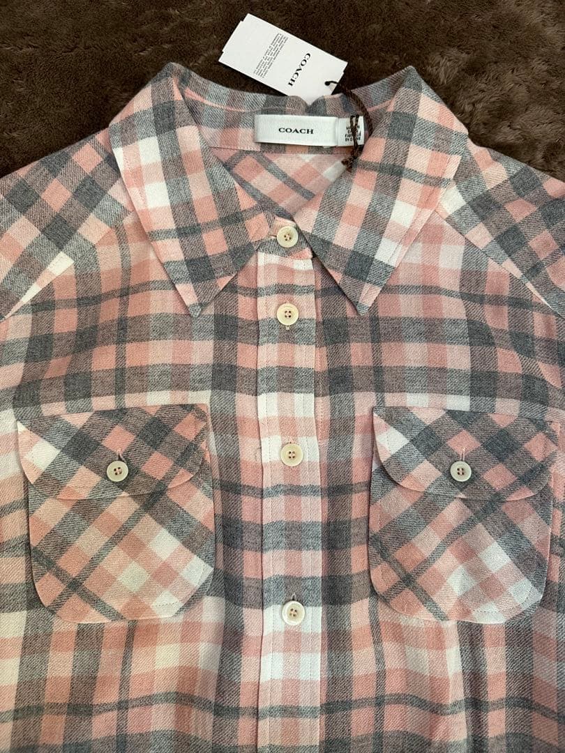 コーチ ロングワンピース ピンクマルチ 新品、未使用！