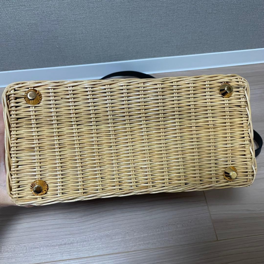 PRADA カナパ　カゴバッグ　ショルダーバッグ