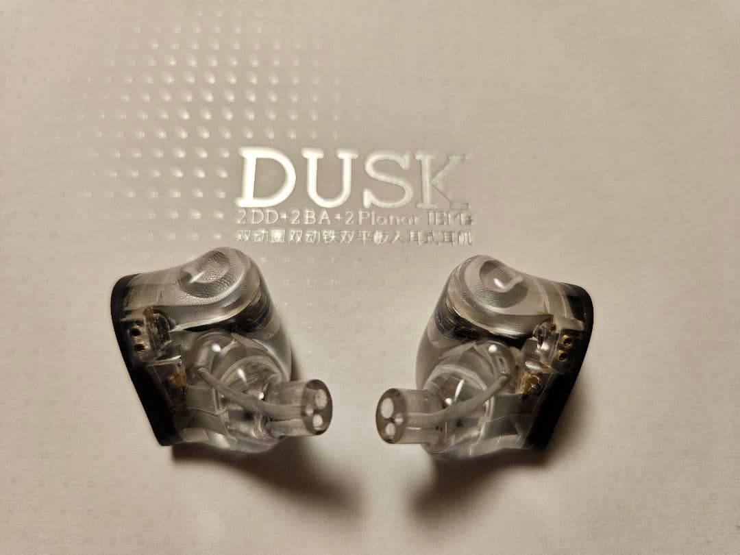 MOONDROP Crinacle DUSK リケーブル可能イヤホン　水月雨