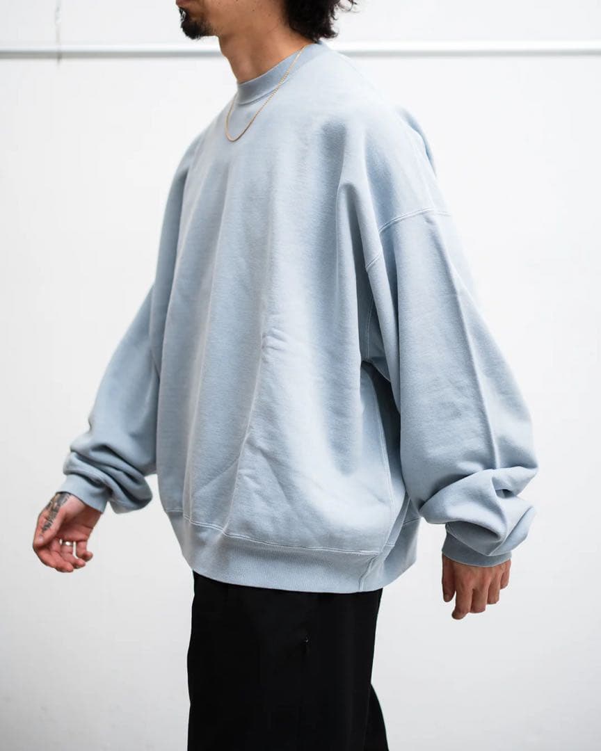 REMI RELIEF SP加工裏毛BIGサイズクルー スウェット レミレリーフ