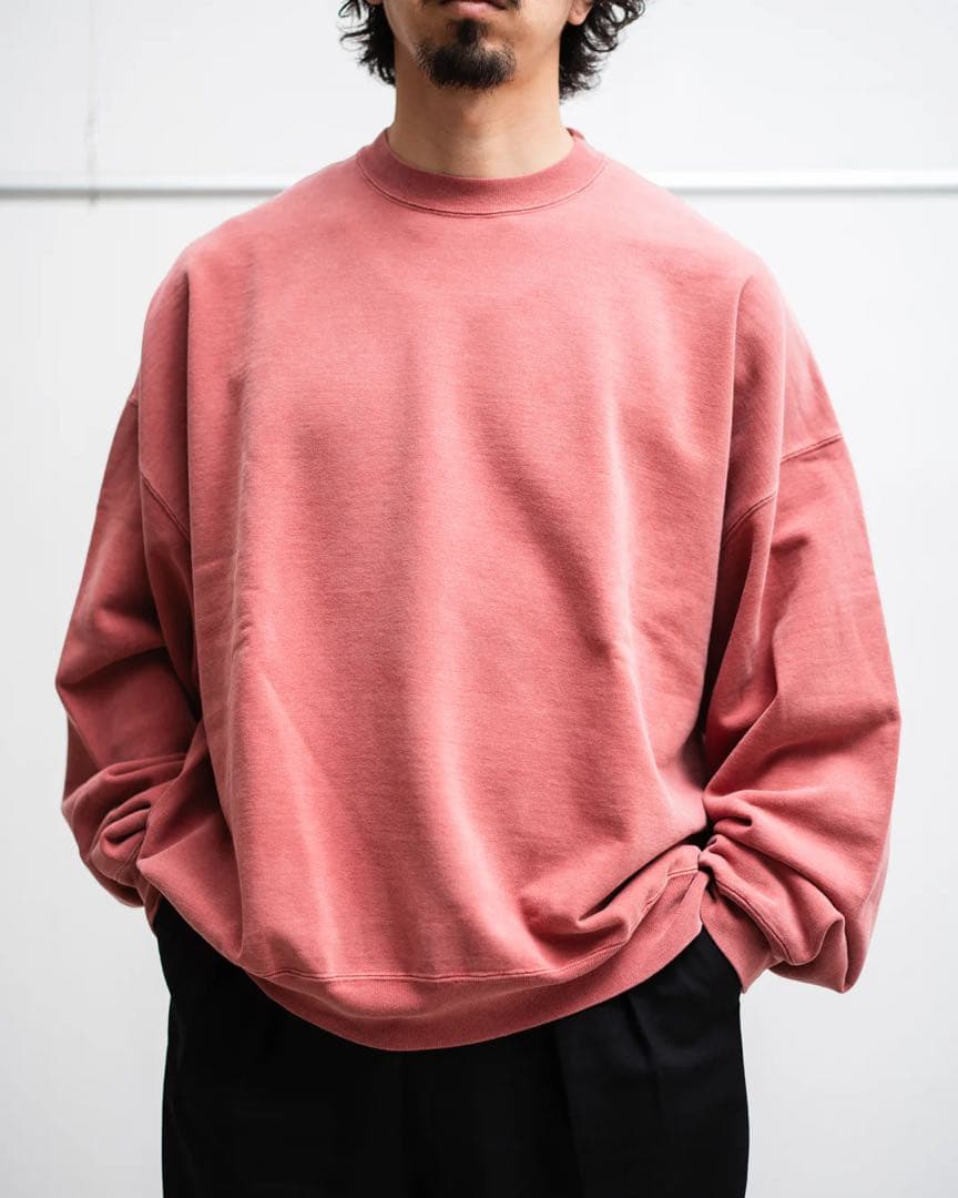 REMI RELIEF SP加工裏毛BIGサイズクルー スウェット レミレリーフ