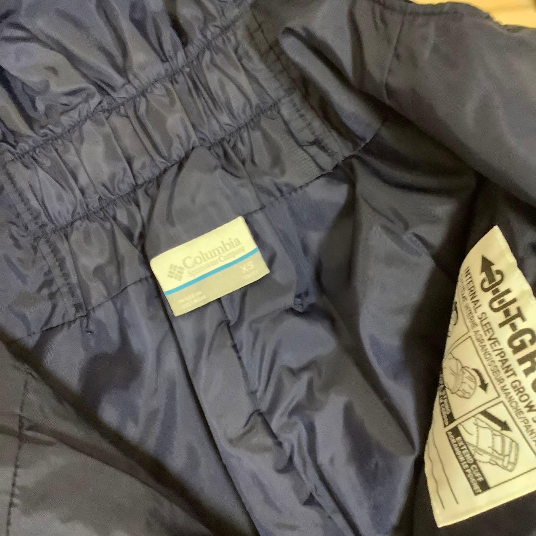 Columbia コロンビア 子ども キッズ ジュニア スキー ウェアXSセット