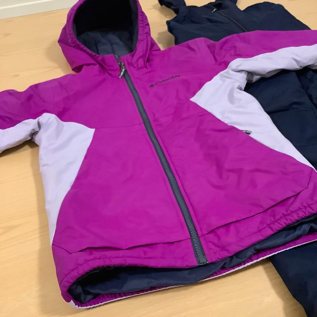 Columbia コロンビア 子ども キッズ ジュニア スキー ウェアXSセット