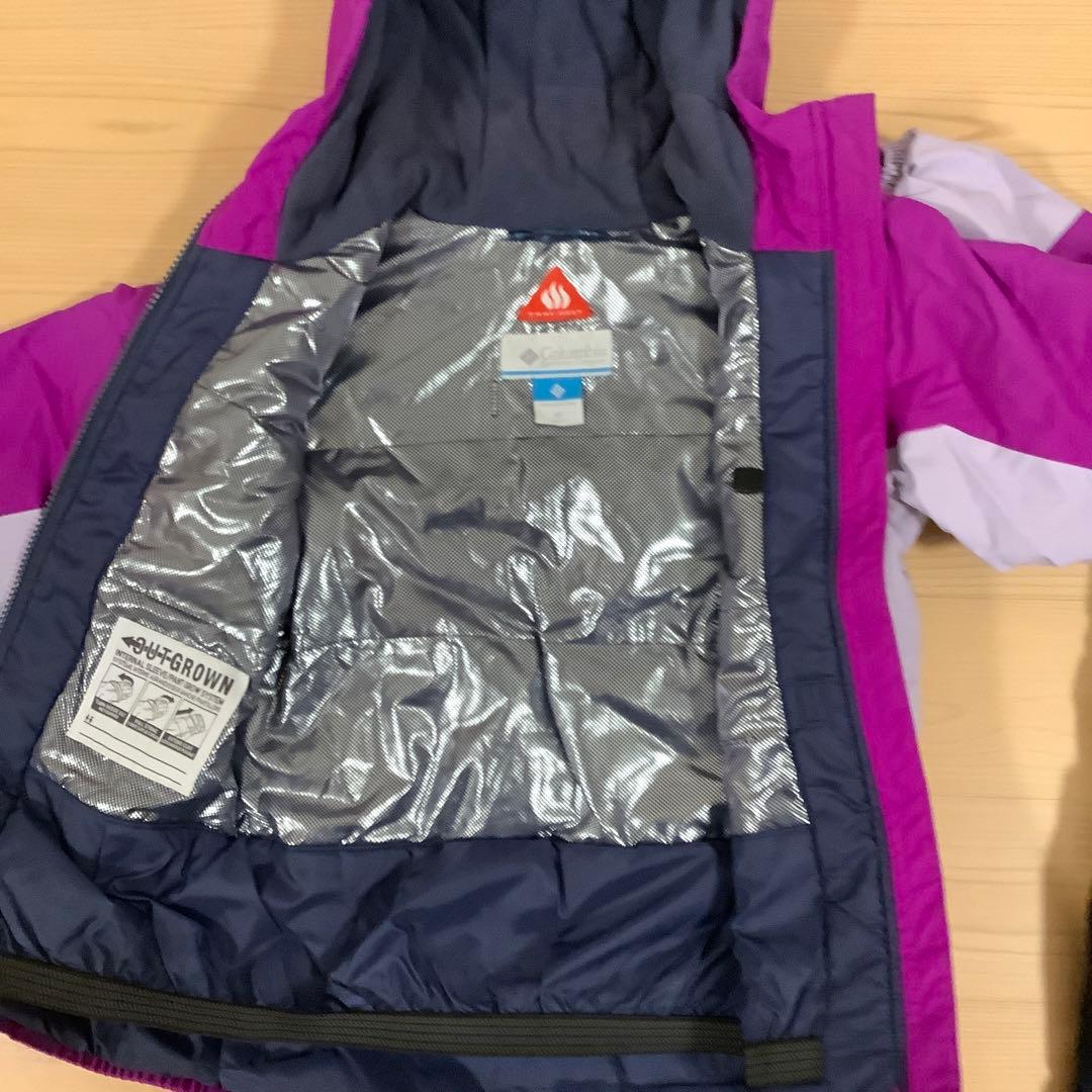 Columbia コロンビア 子ども キッズ ジュニア スキー ウェアXSセット