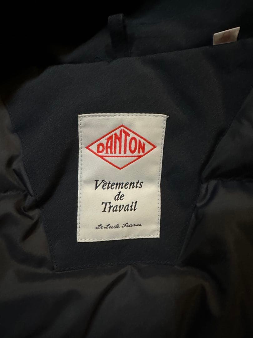 DANTON ダウンジャケット ネイビー 40(L相当）
