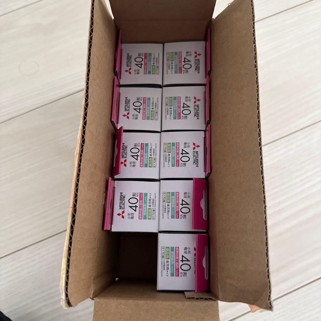 MITSUBISHI LED電球 LDA4N-G-E17/40/S-PS 9個