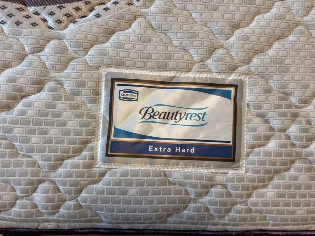 シモンズ　Beautyrest Extra Hard シングルマットレス