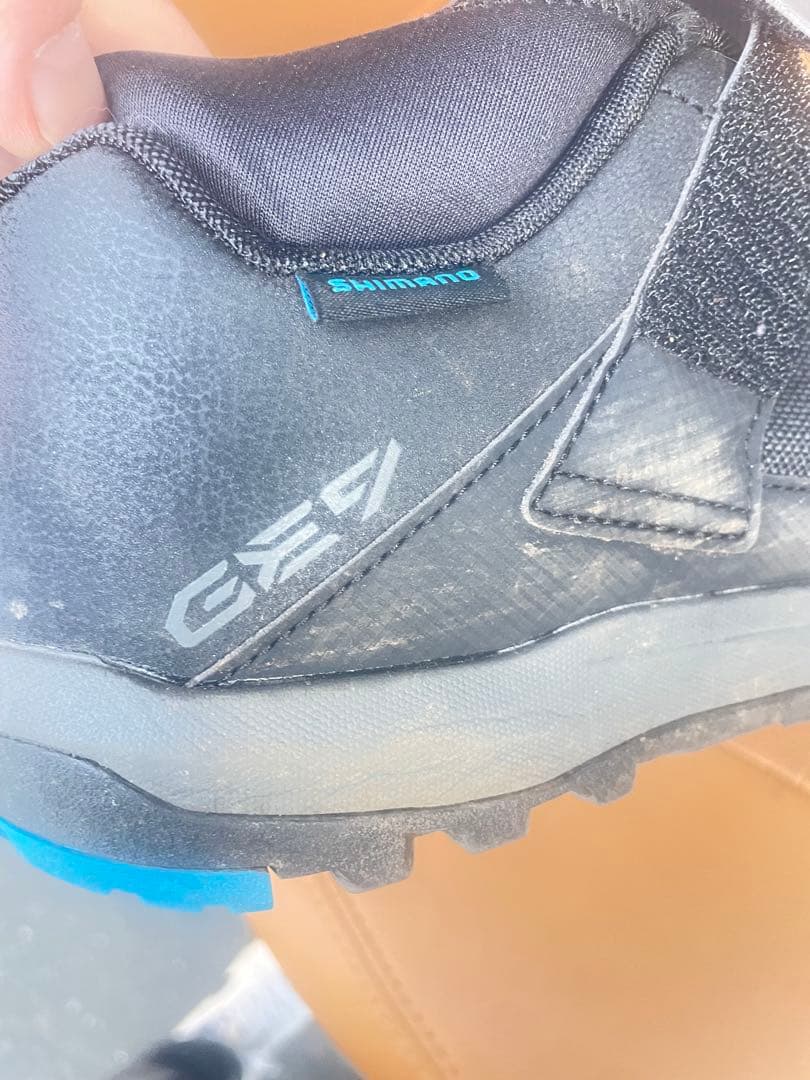 ほぼ未使用 Shimano spdシューズ BOAブラック サイズ43