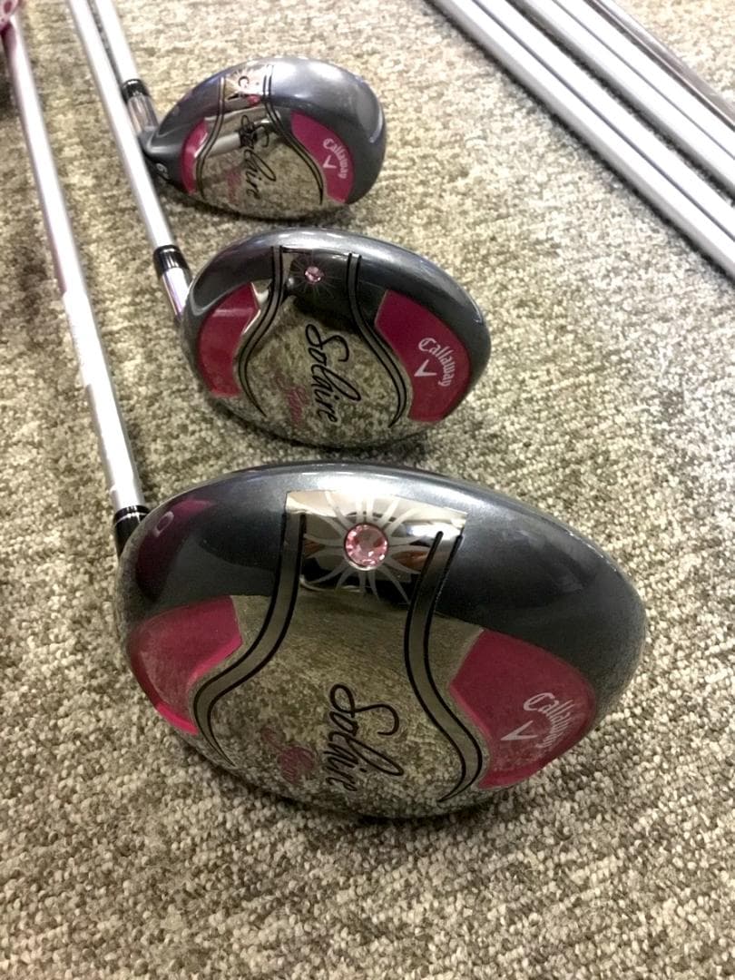 Callaway solaire ゴルフクラブセット 8本 練習場1度使用のみ