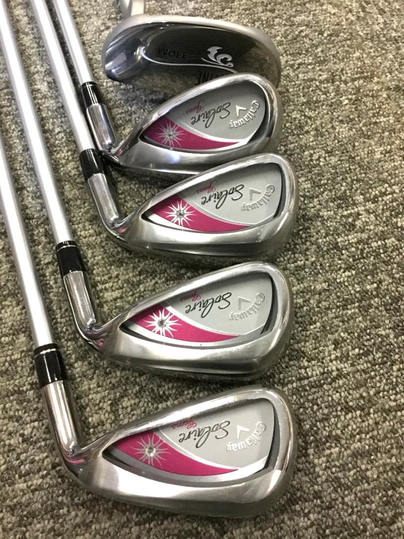 Callaway solaire ゴルフクラブセット 8本 練習場1度使用のみ
