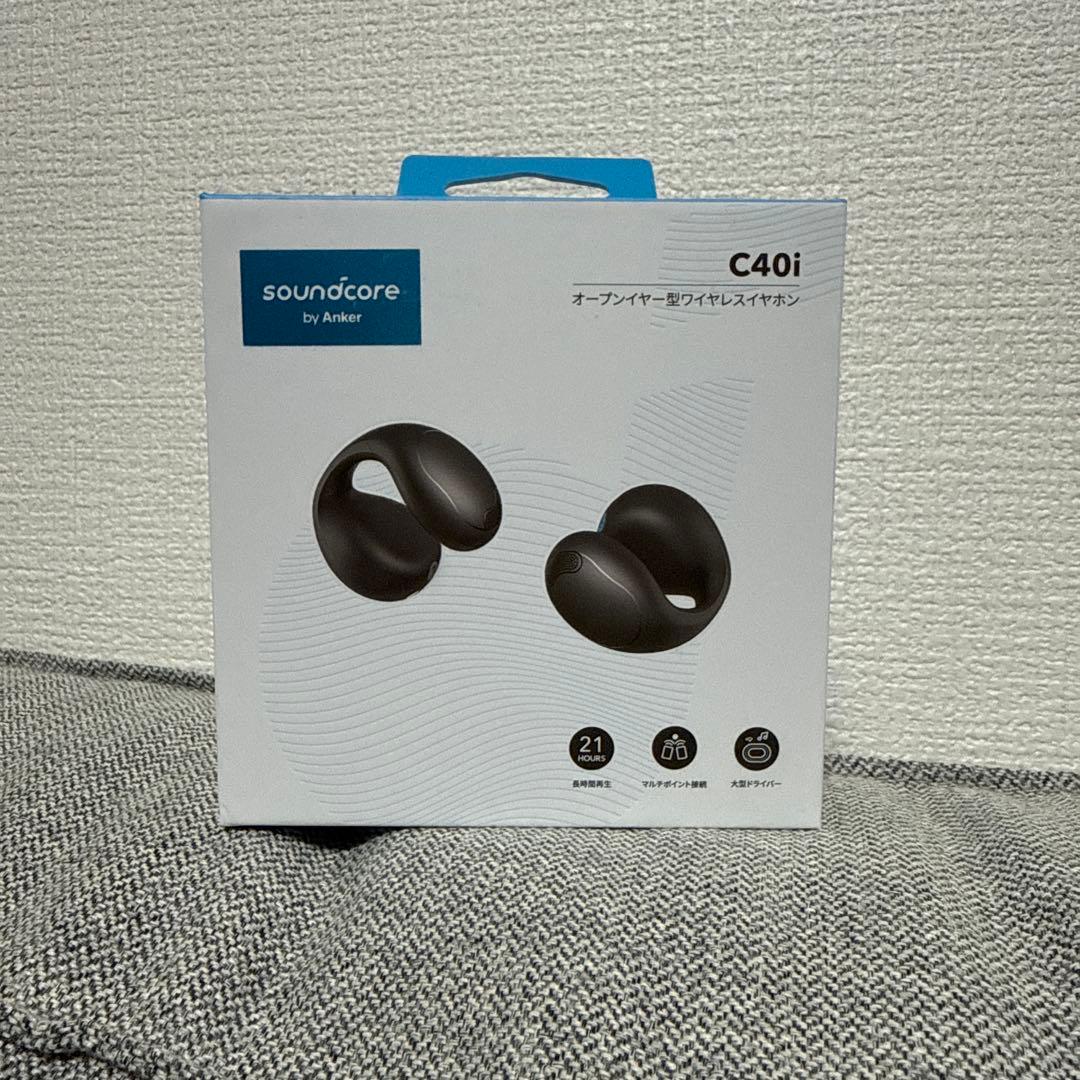 【新品、未使用】soundcore C40i オープンイヤー型ワイヤレスイヤホン