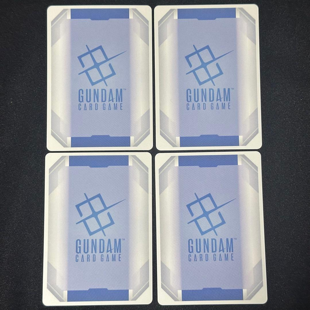 ガンダムカードゲーム　ガンダムエアリアル（改修型）　4枚　パラレル