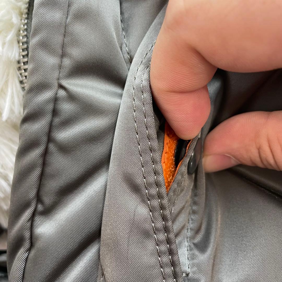 【極美品】ポーター タンカー ショルダーバッグ ダブルジップ シルバーグレー　L