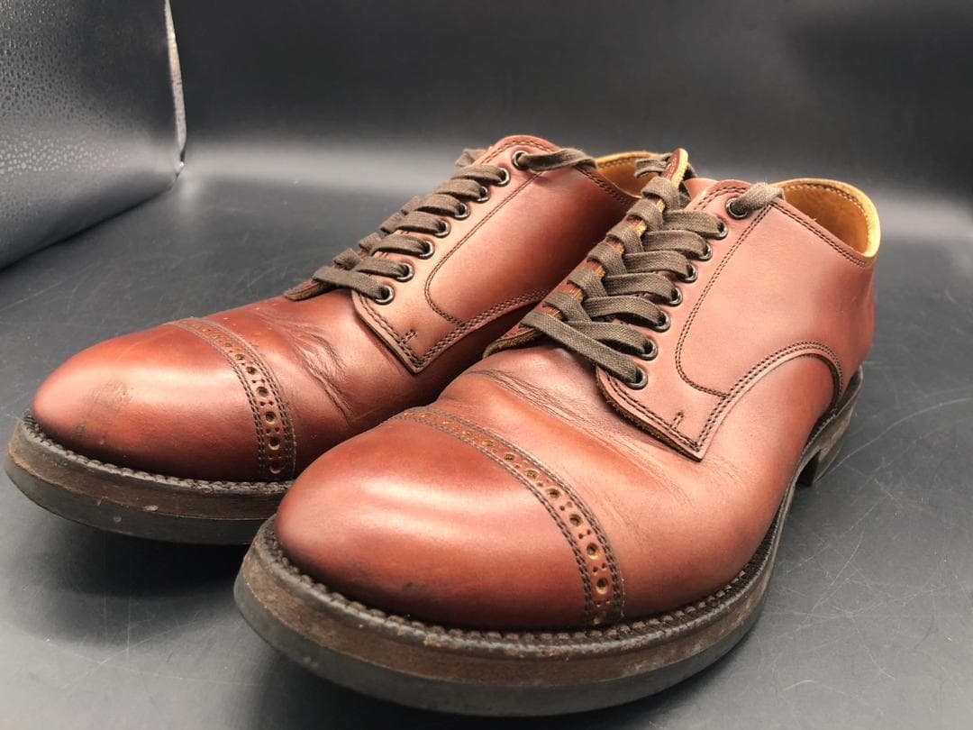 Makers メイカーズ ワークアウト ブルチャー コードバン シューズ