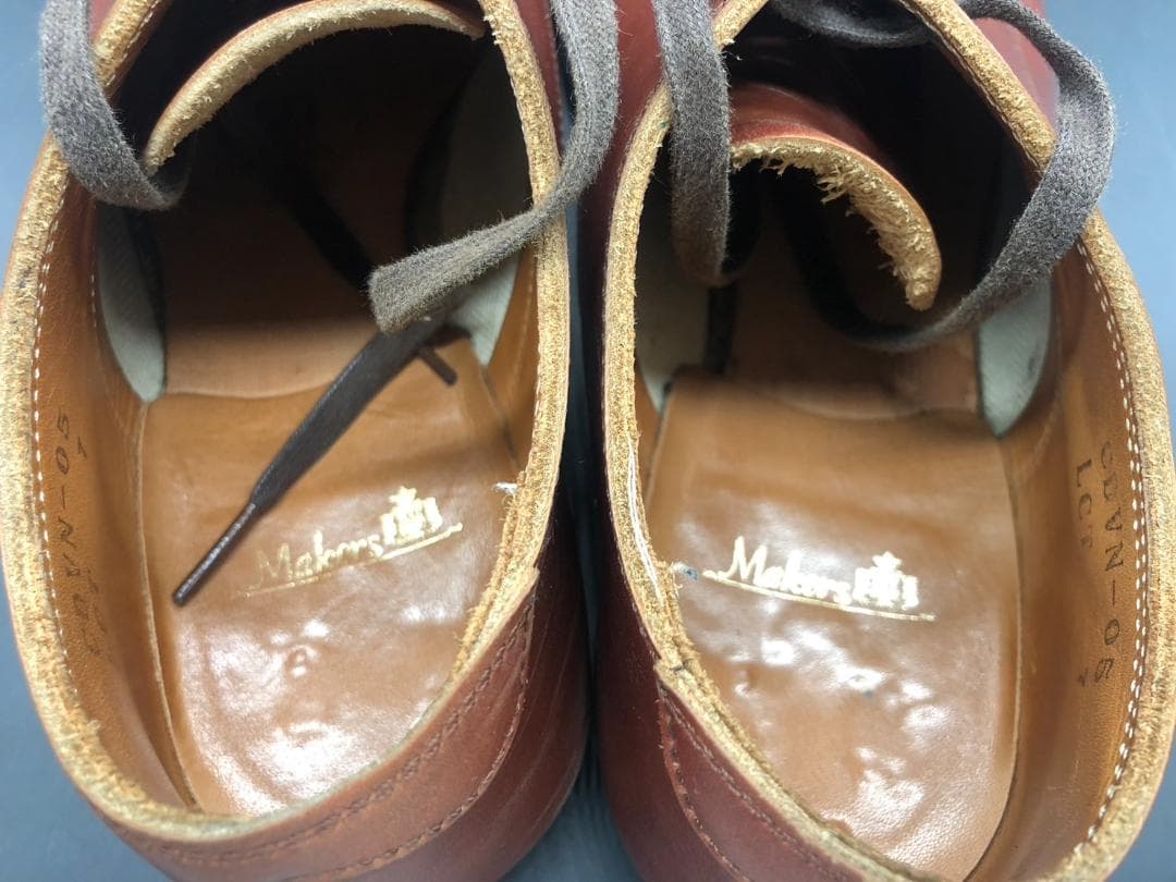 Makers メイカーズ ワークアウト ブルチャー コードバン シューズ