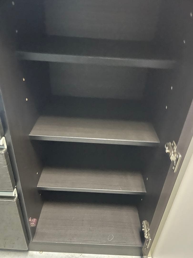 ニトリ Ｎポスティア 90BK キッチンボード レンジ台 調理台 食器棚