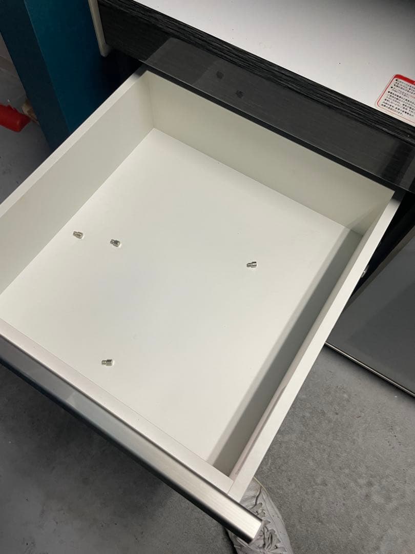 ニトリ Ｎポスティア 90BK キッチンボード レンジ台 調理台 食器棚