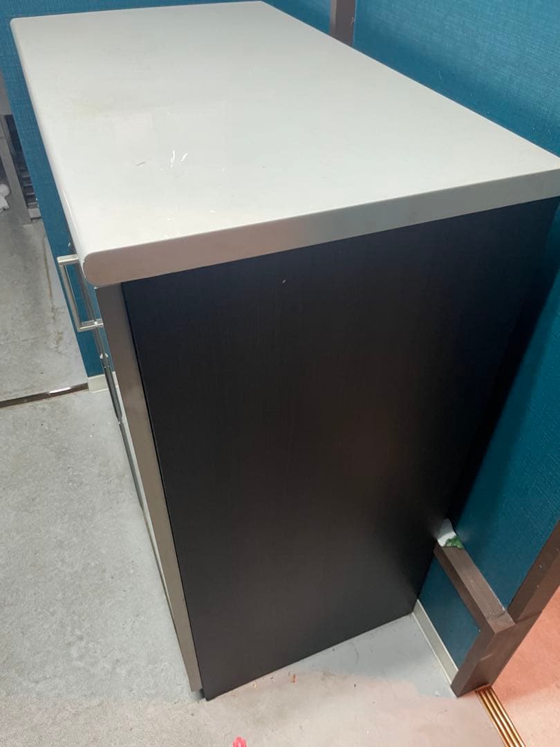 ニトリ Ｎポスティア 90BK キッチンボード レンジ台 調理台 食器棚