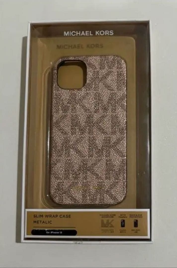 マイケルコース iPhone13 対応 ケース ローズ