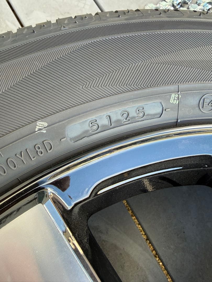 ③/4】2026式デリカd5純正タイヤホイール4本セ ット新車外しグレードP