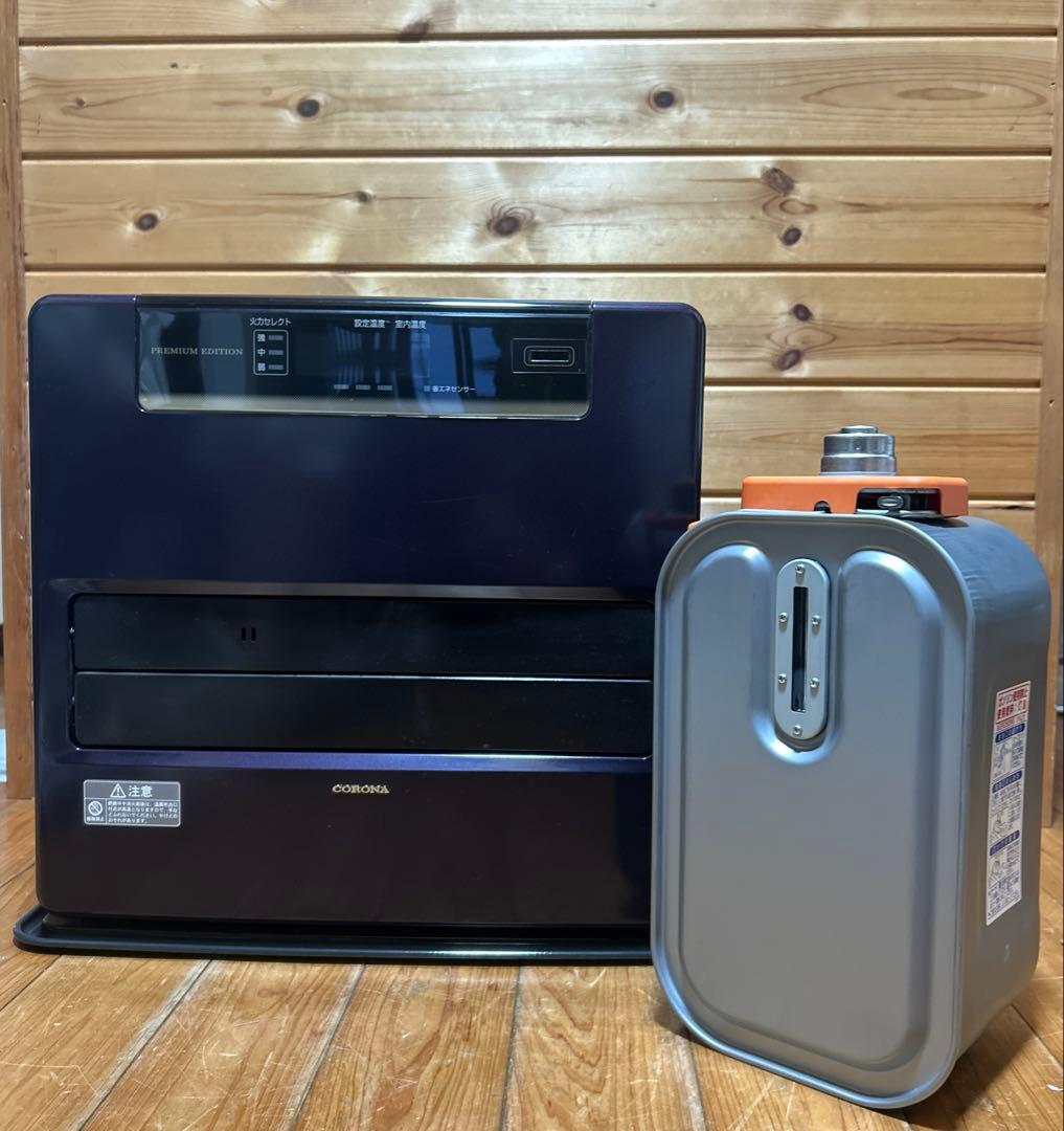 CORONA　石油ファンヒーター　リモコン付き　FH-WZ5717BY　暖房器具