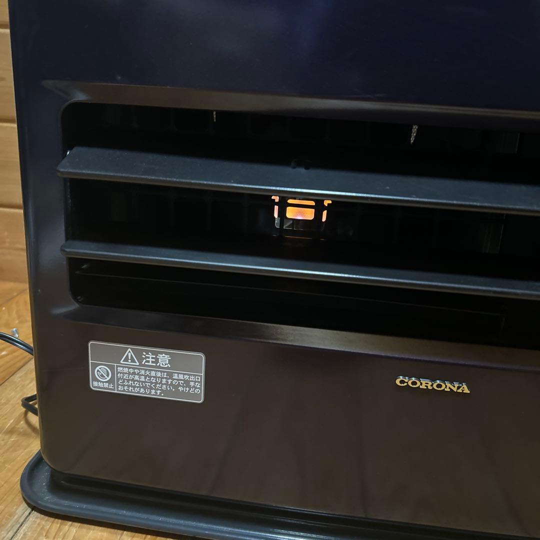 CORONA　石油ファンヒーター　リモコン付き　FH-WZ5717BY　暖房器具