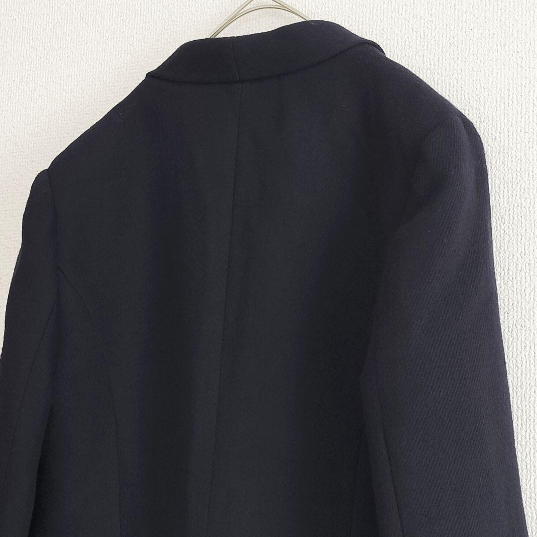 美品 SEA テーラードジャケット ボタンレス ネイビー 1 シー