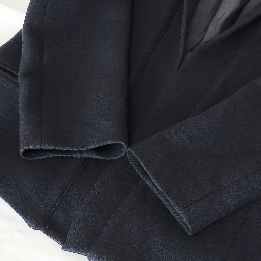 美品 SEA テーラードジャケット ボタンレス ネイビー 1 シー