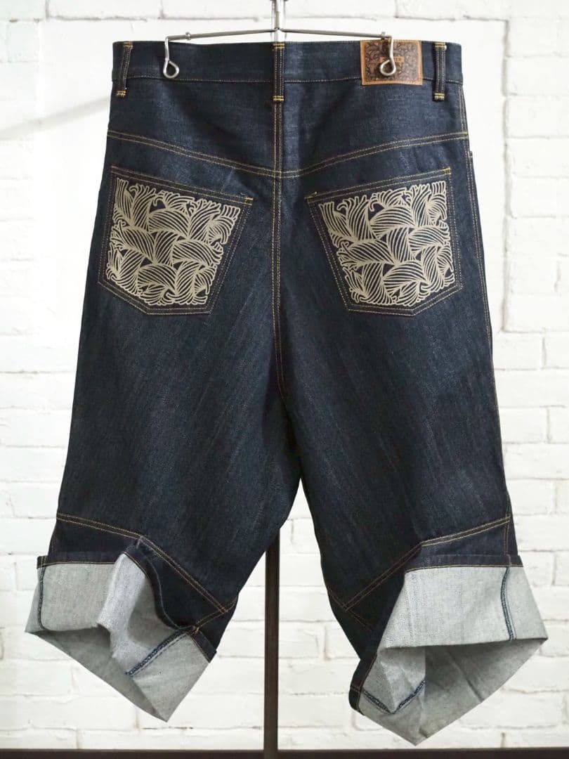 未使用 クリストファーネメス ロープ柄 サリエルパンツ Lサイズ デニム