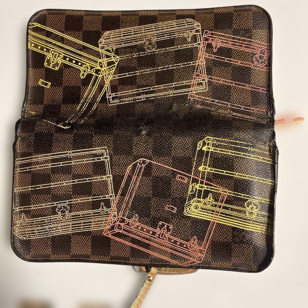 ジ*ー様 Louis Vuitton 長財布 トランクデザイン 2014年クリス