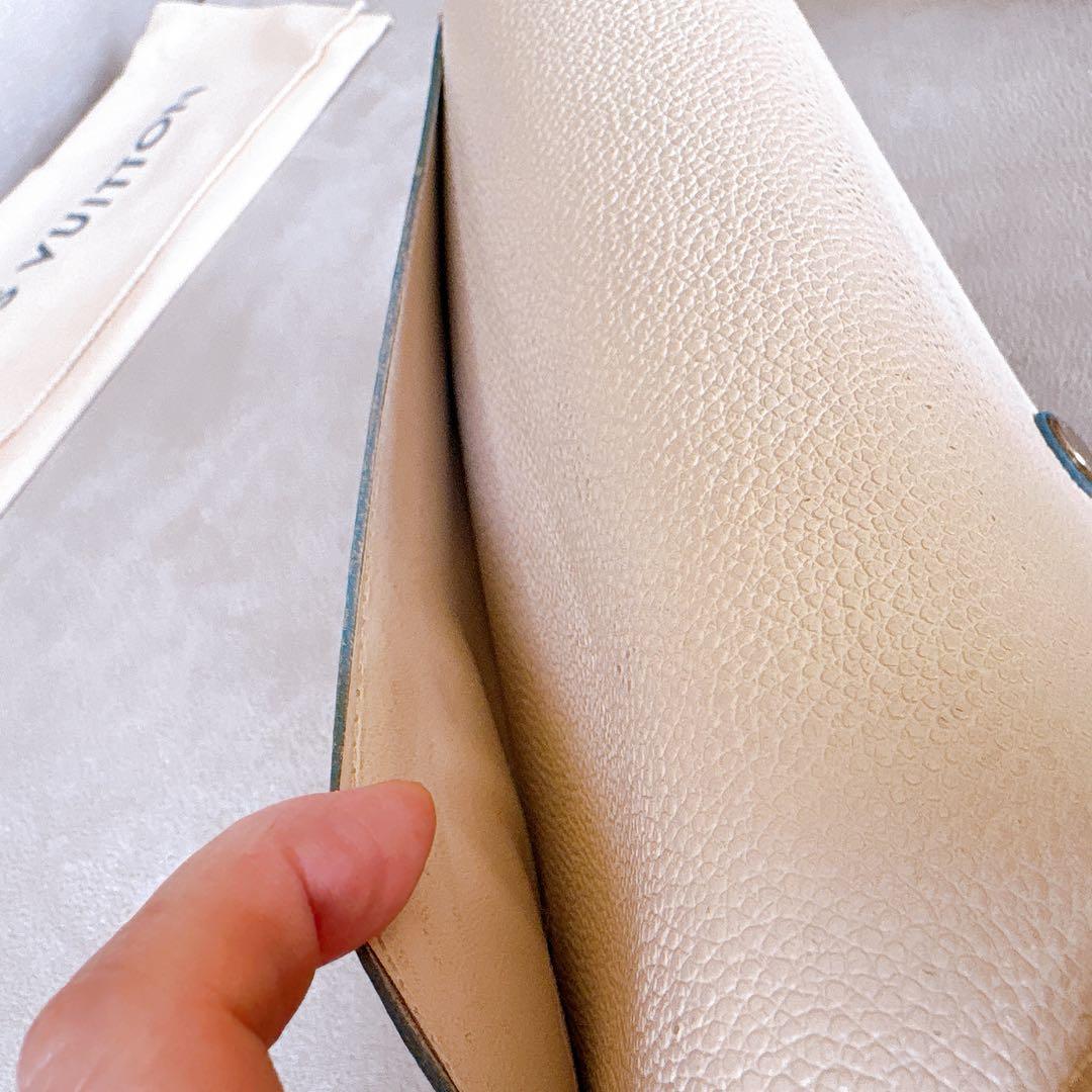 LOUIS VUITTON アイボリー 長財布 箱、保存袋付き