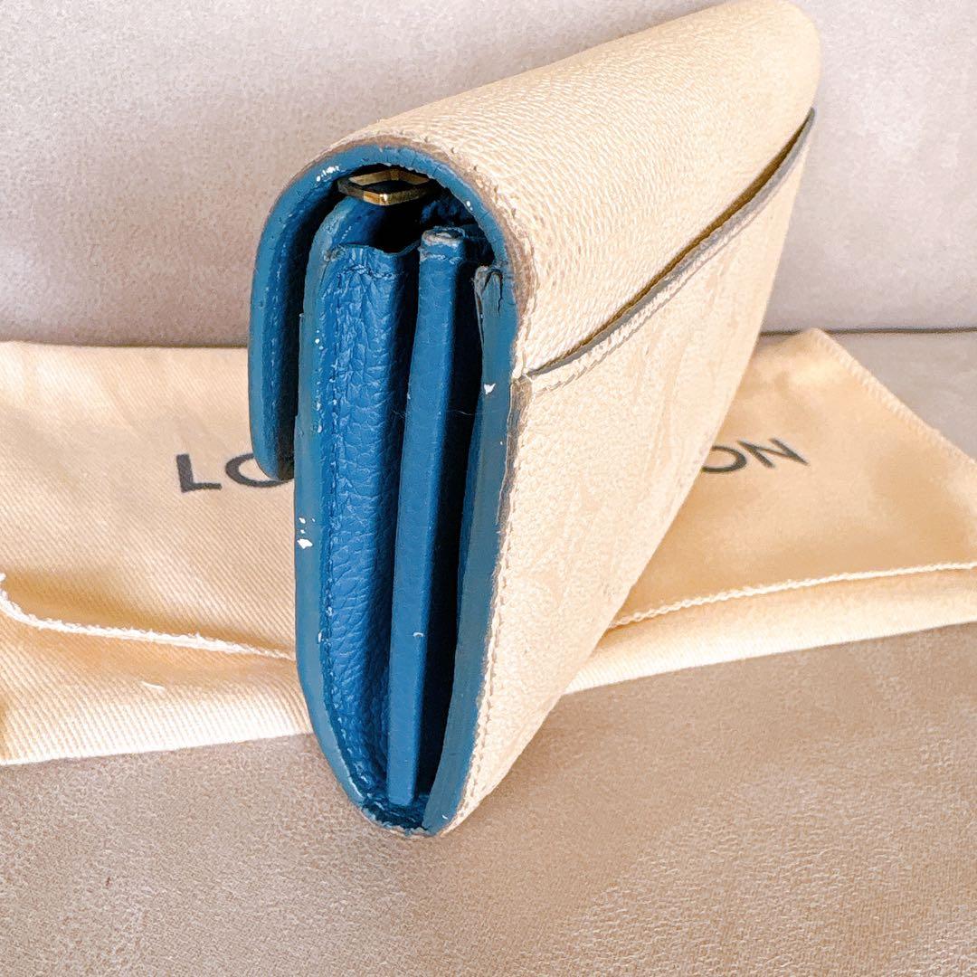 LOUIS VUITTON アイボリー 長財布 箱、保存袋付き