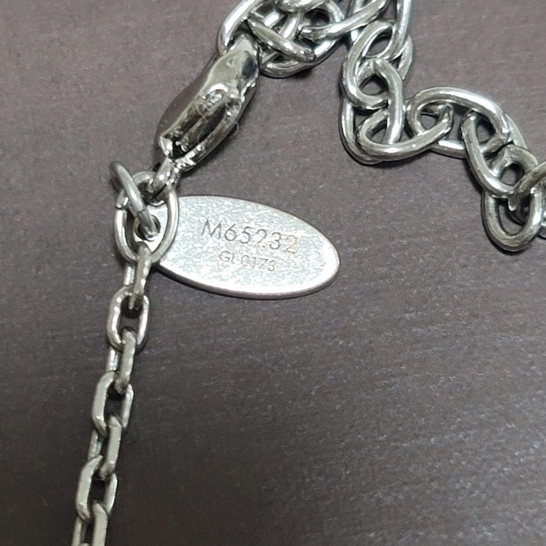 美品✨Louis Vuitton コリエギャンブル ネックレス シルバー 箱付き
